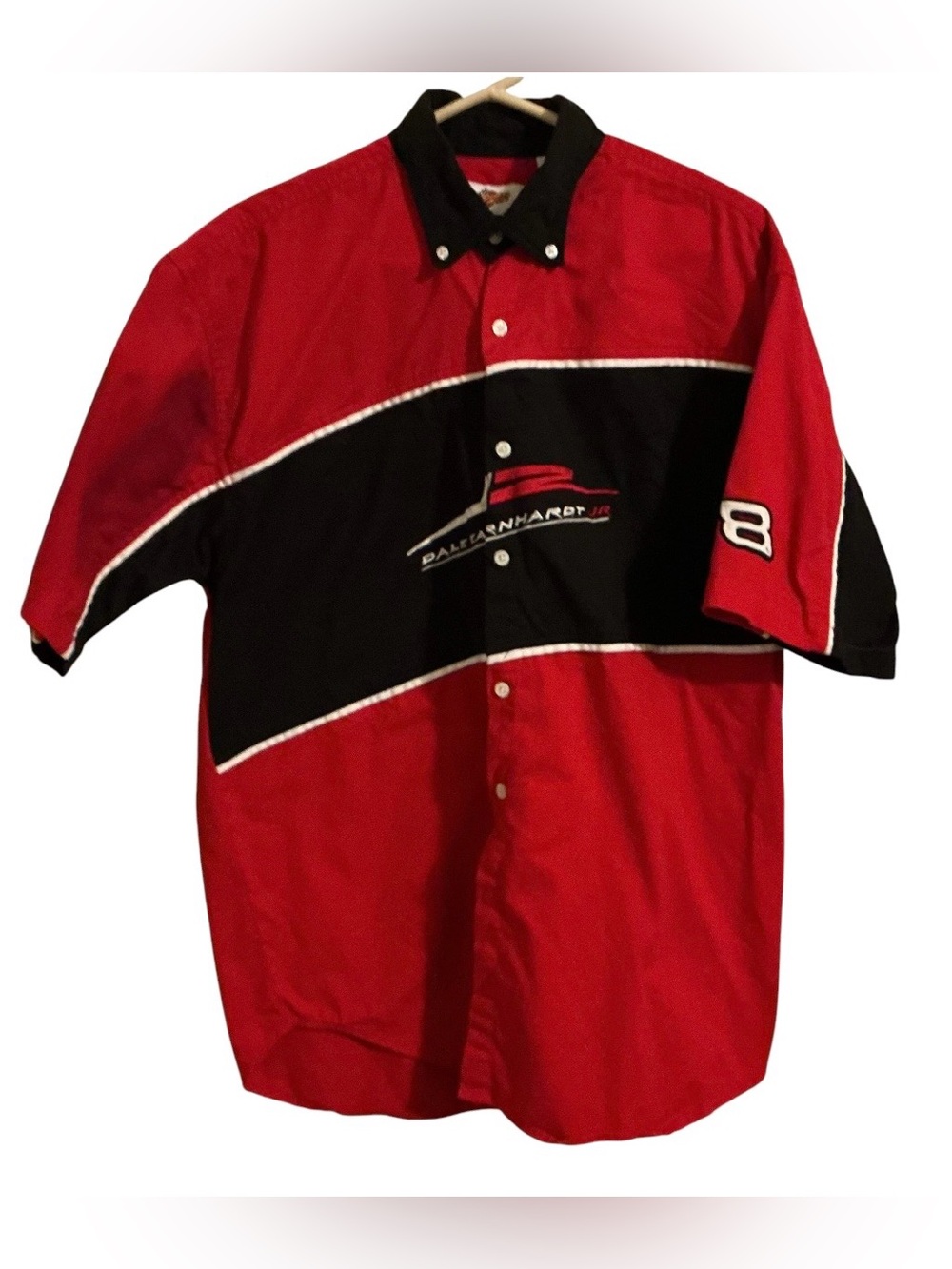 Dale Earnhardt Jr #8 NASCAR Y2K Pit Crew Shirt Men’s L Winners Circle